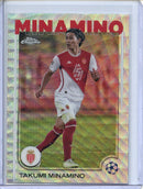 2024-25 Topps Chrome UEFA Club Comps Takumi Minamino Wave