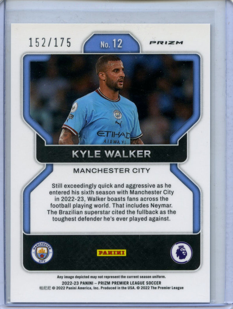 2022-23 Prizm Premier League Kyle Walker Blue Prizm 152/175