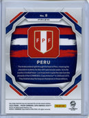 2024 Panini Prizm Copa America Peru Team Badges Silver