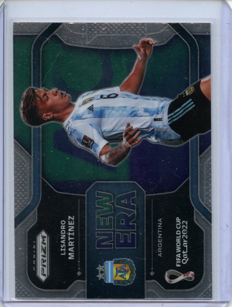 2022 Panini Prizm FIFA World Cup Qatar Lisandro Martinez New Era