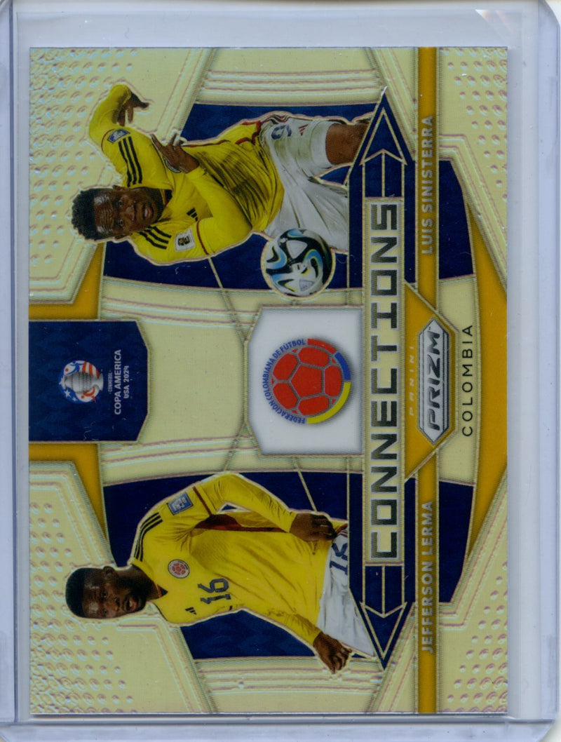 2024 Panini Prizm Copa America Jefferson Lerma/ Luis Sinisterra Connections Silver