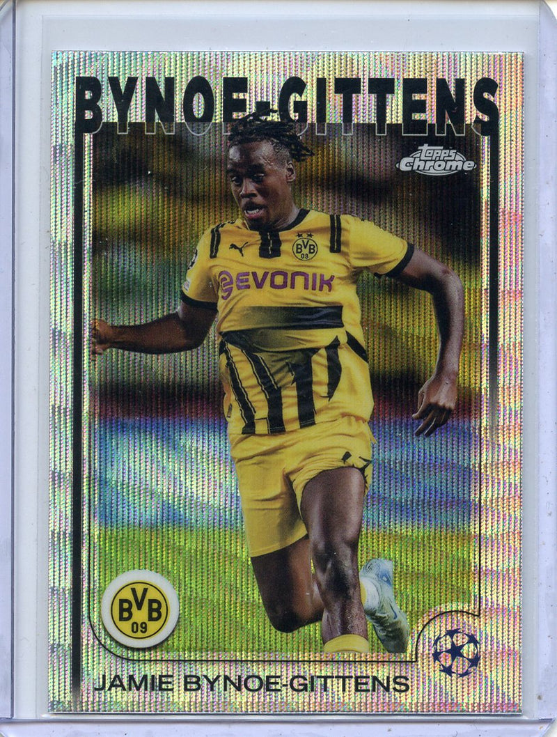 2024-25 Topps Chrome UEFA Club Comps Jamie Bynoe-Gittens Wave
