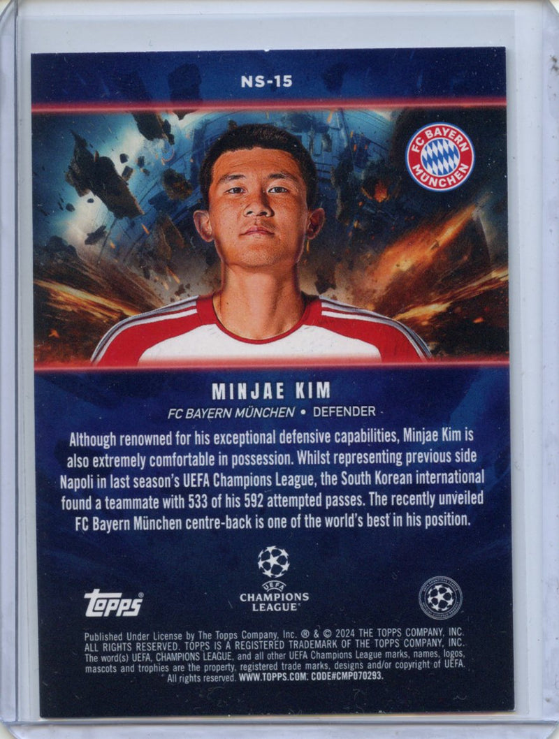 2023-24 Topps UEFA CC Min-Jae Kim Now Starring