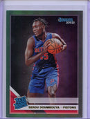 2019-20 Panini Donruss Sekou Doumbouya Green Flood