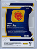 2024 Panini Prizm Copa America Jhon Duran New Era Silver