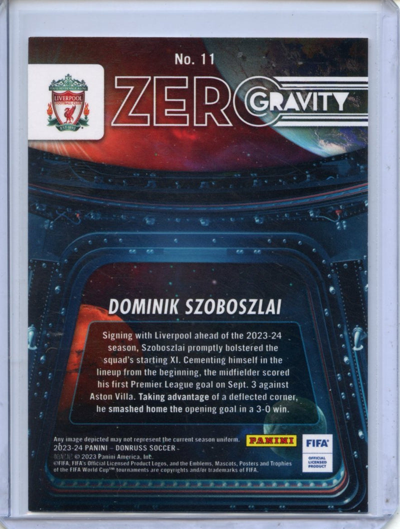 2023-24 Donruss FIFA Dominik Szoboszlai Zero Gravity Silver
