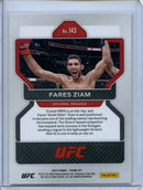 2022 Panini Prizm UFC Fares Ziam Vertical
