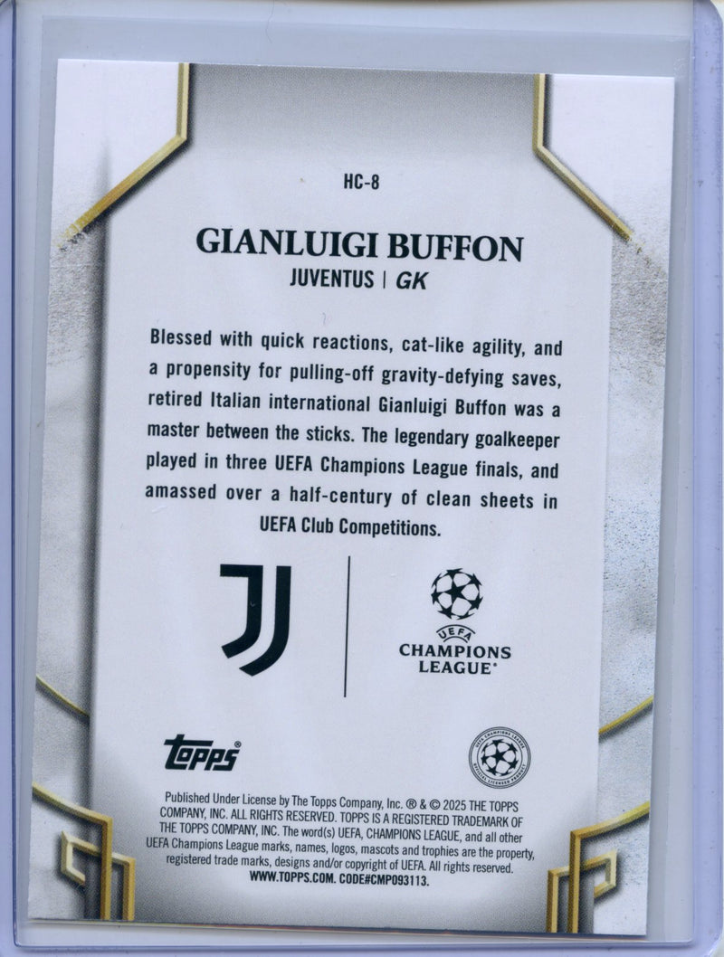 2024-25 Topps UEFA Club Competitions Gianluigi Buffon Historic Captains