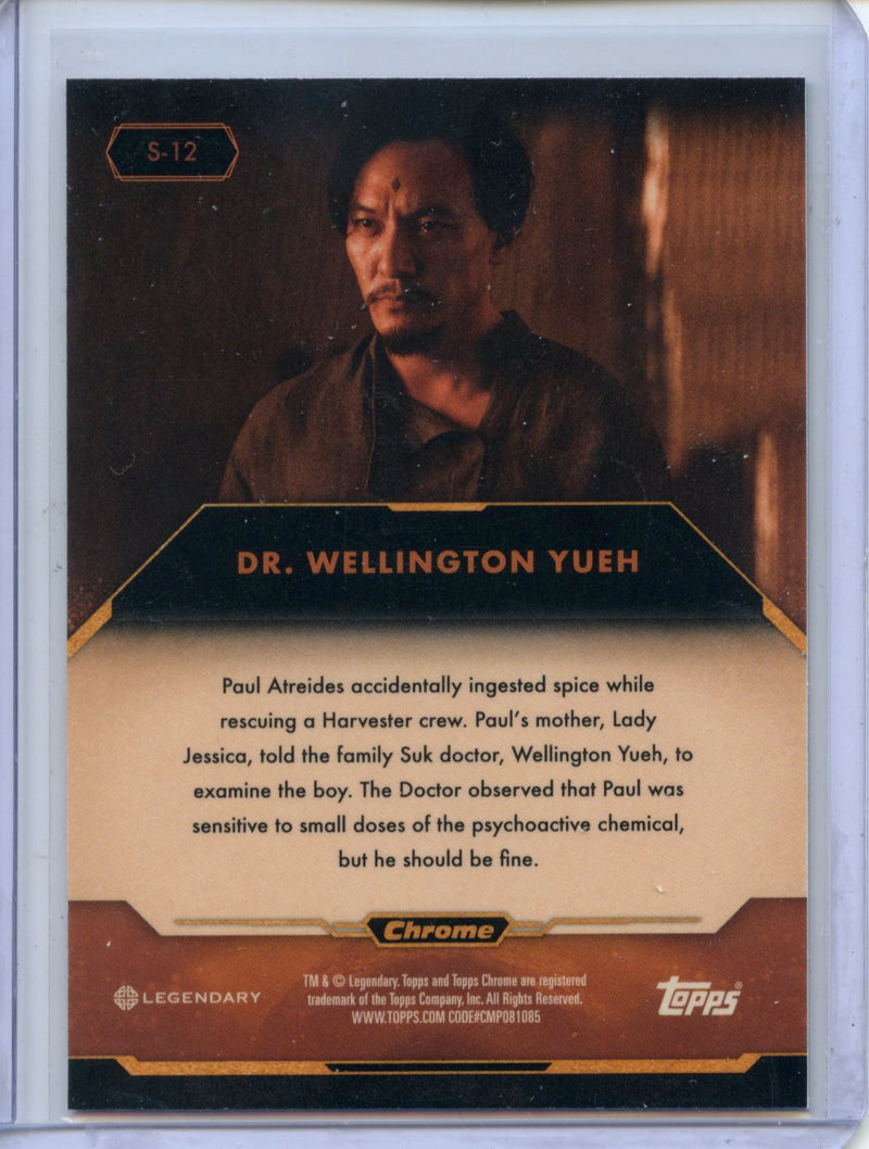 2024 Topps Dune Chrome Dr. Wellington Yueh Spice