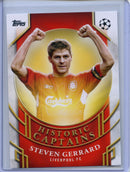 2024-25 Topps UEFA Club Competitions Steven Gerrard Historic Captains