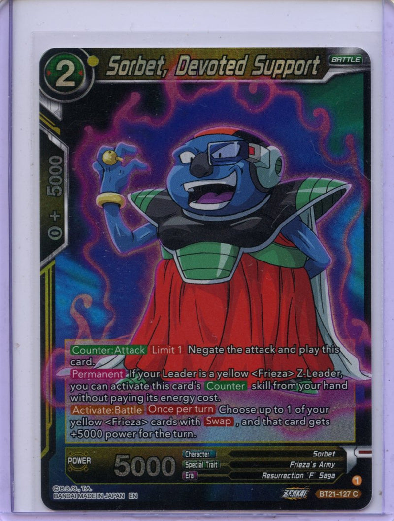 Sorbet, Devoted Support - Wild Resurgence BT21-127 C Foil