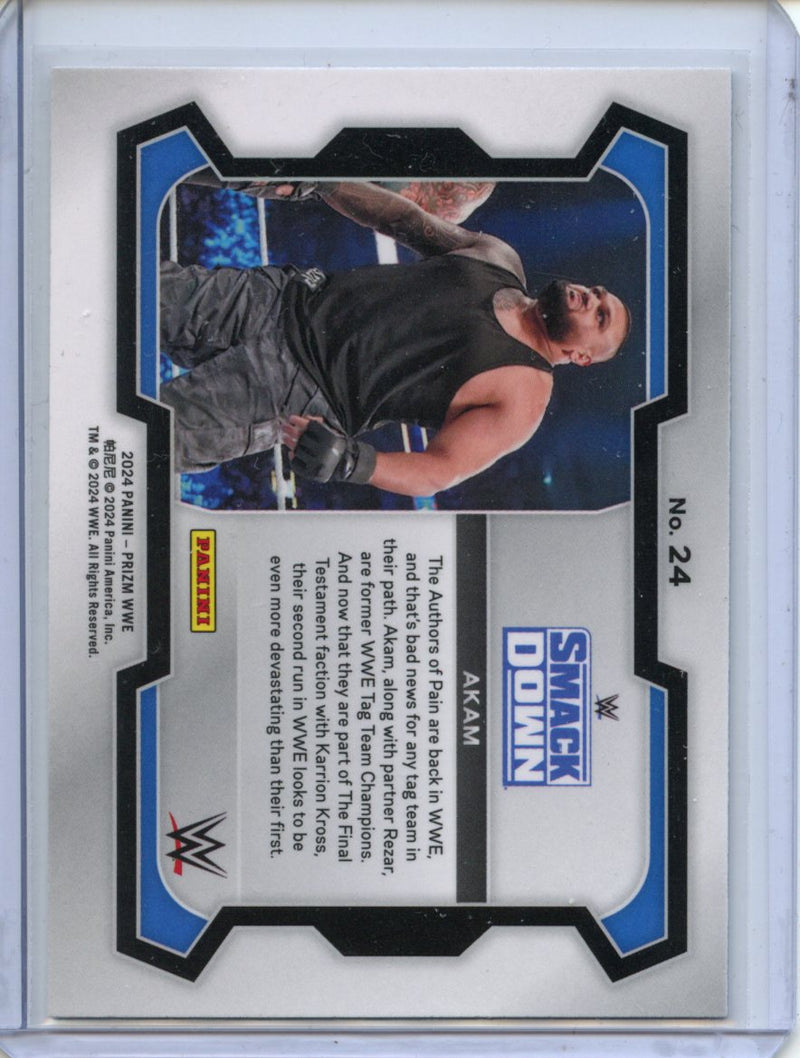 2024 Prizm WWE Akam