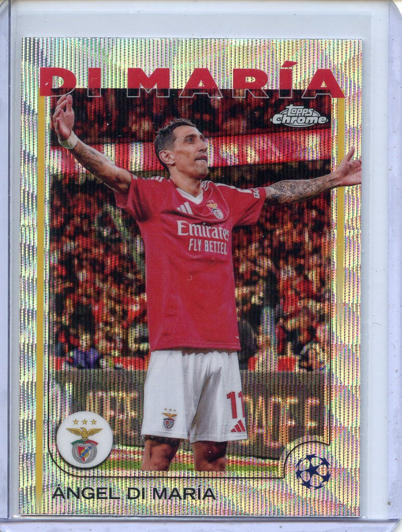 2024-25 Topps Chrome UEFA Club Comps Angel Di Maria Wave