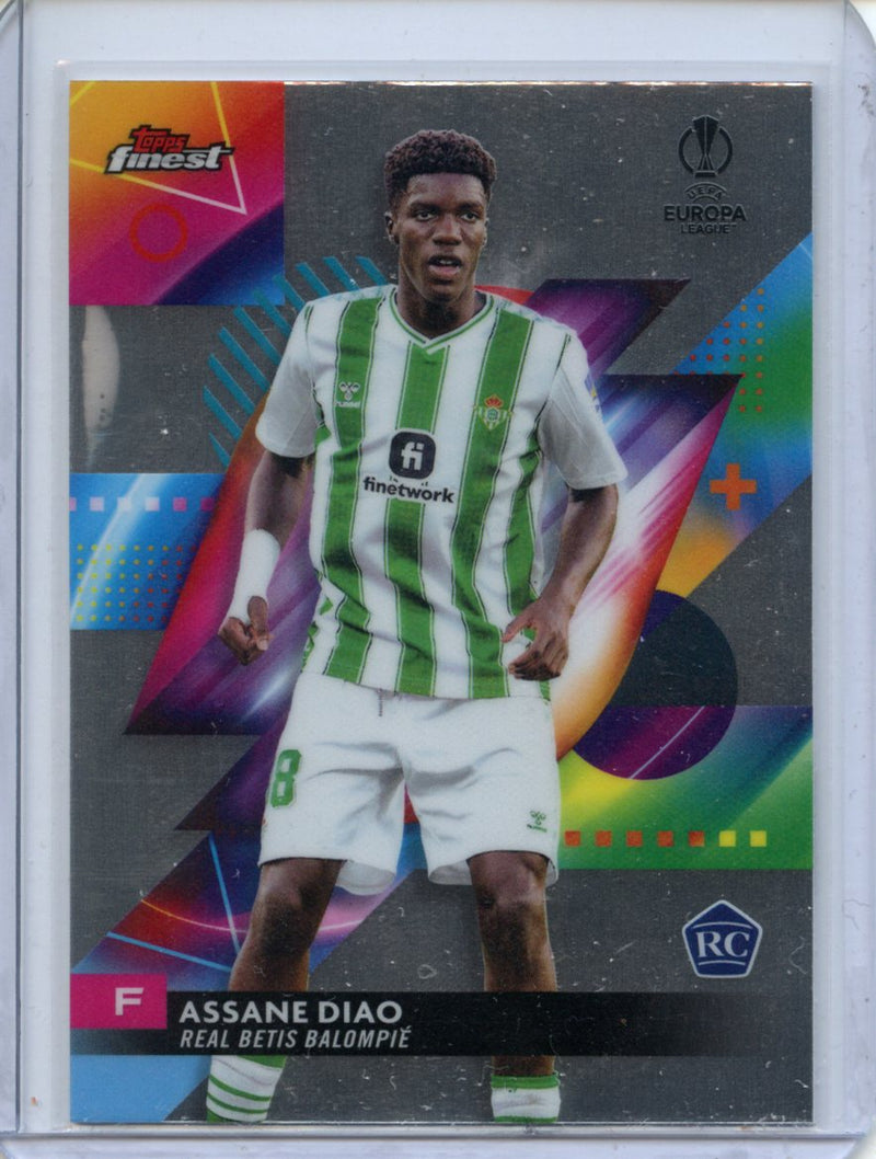 2023-24 Topps Finest UEFA Club Competitions Assane Diao