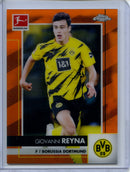 2020-21 Topps Chrome Bundesliga Giovanni Reyna Orange Refractor 1/25