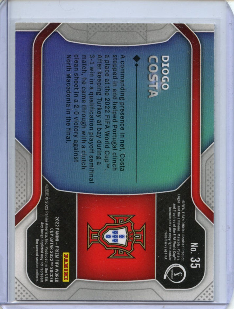 2022 Panini Prizm FIFA World Cup Qatar Diogo Costa New Era