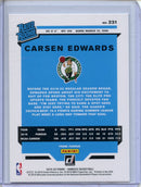 2019-20 Panini Donruss Carsen Edwards Green Flood