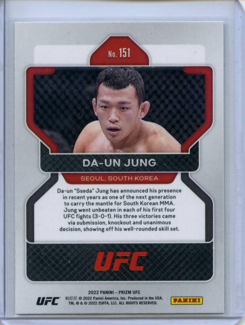 2022 Panini Prizm UFC Da-Un Jung Vertical