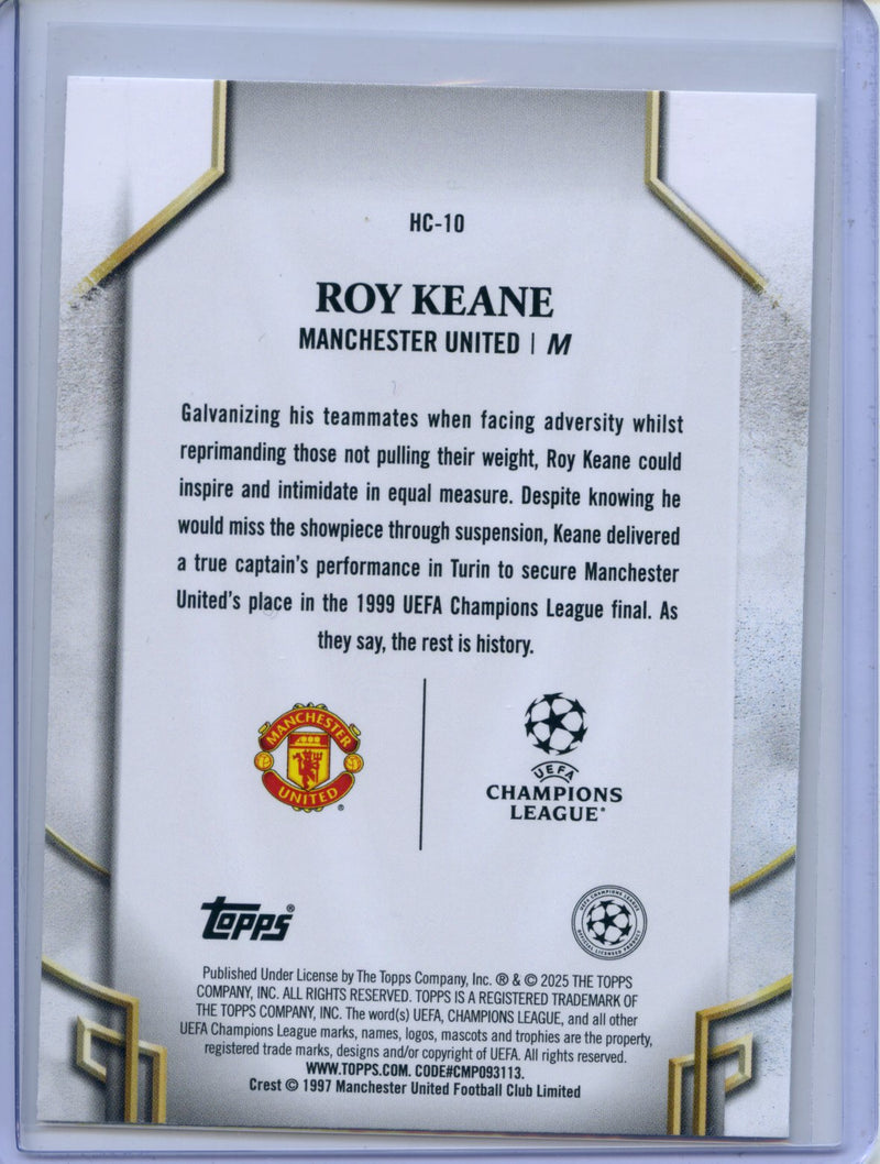 2024-25 Topps UEFA Club Competitions Roy Keane Historic Captains