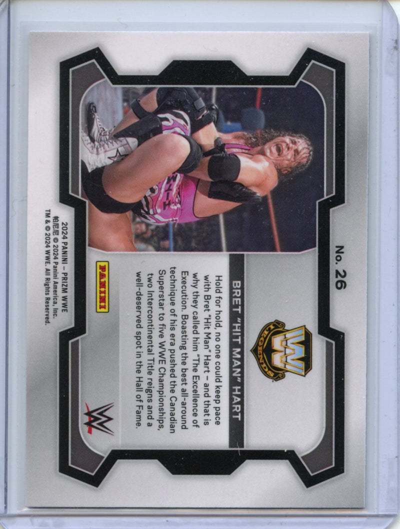 2024 Prizm WWE Bret "Hit Man" Hart