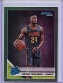 2019-20 Panini Donruss Bruno Fernando Green Flood