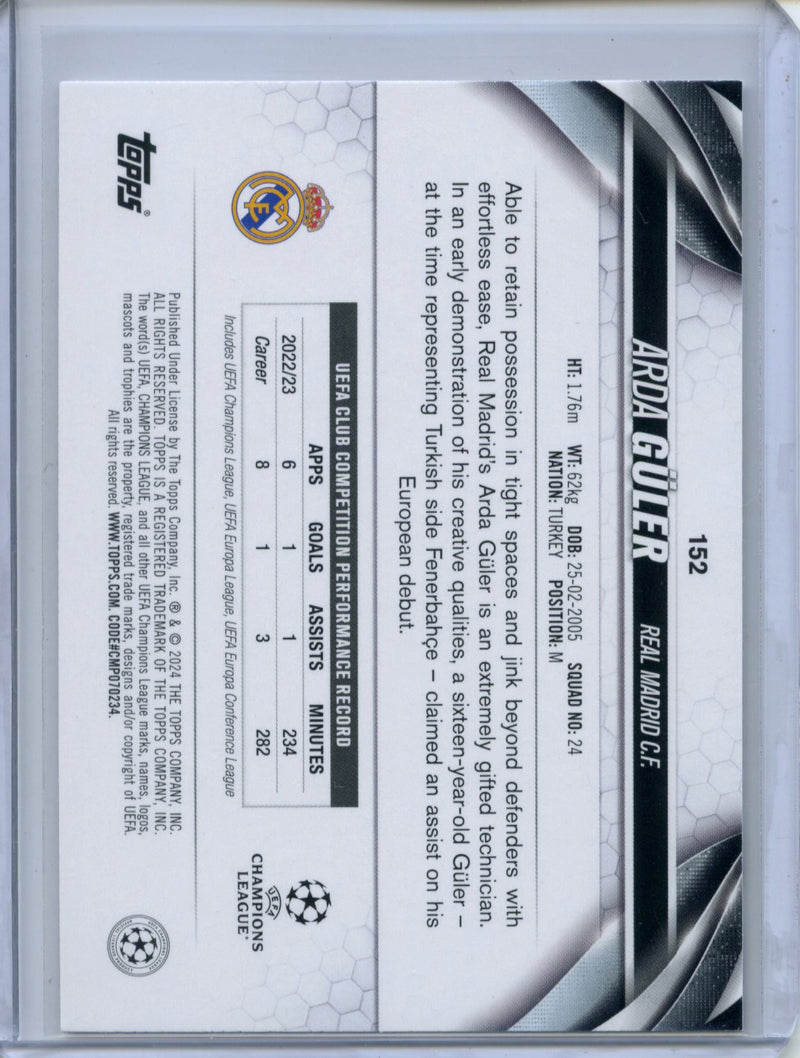 2023-24 Topps UEFA CC Arda Guler
