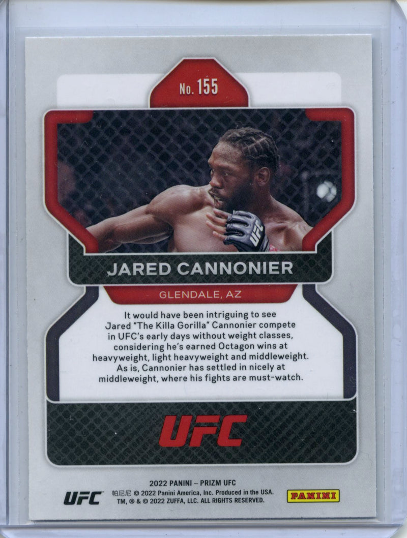 2022 Panini Prizm UFC Jared Cannonier Vertical