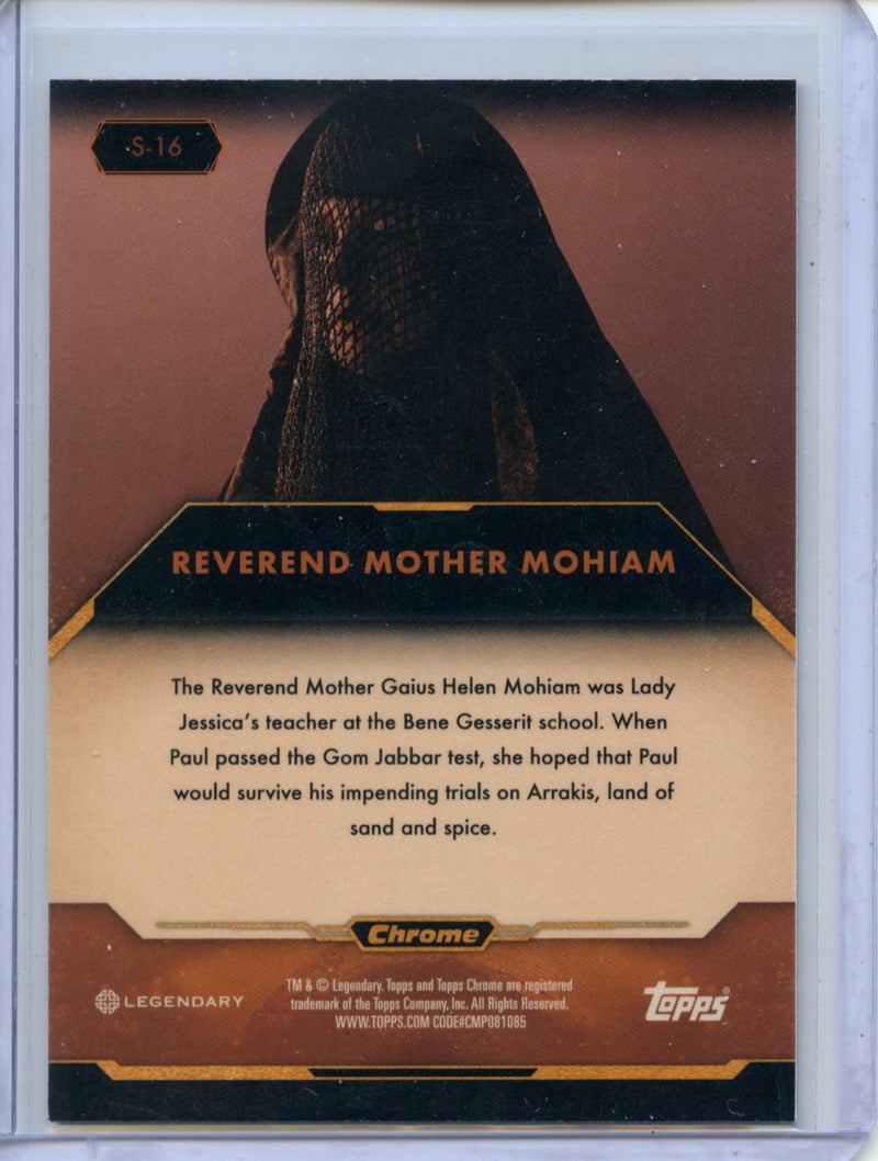 2024 Topps Dune Chrome Reverend Mother Mohiam Spice