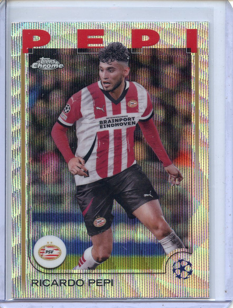 2024-25 Topps Chrome UEFA Club Comps Ricardo Pepi Wave