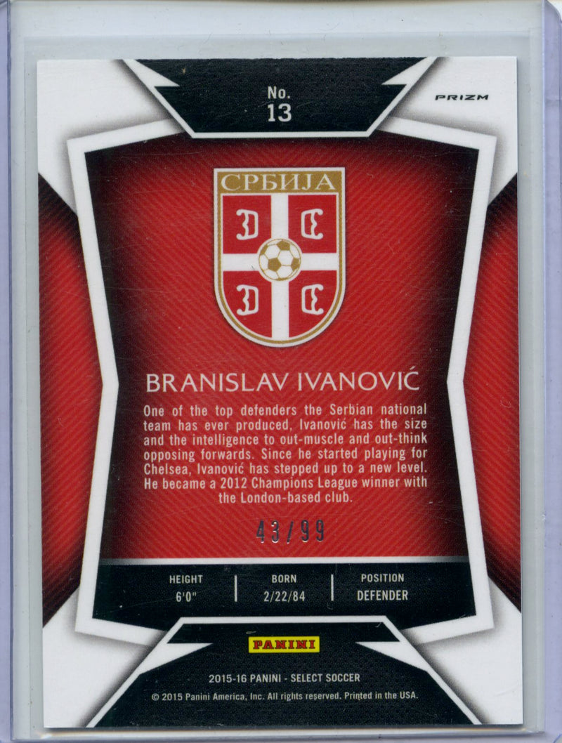 2015-16 Panini Select Branislav Ivanovic Purple 43/99