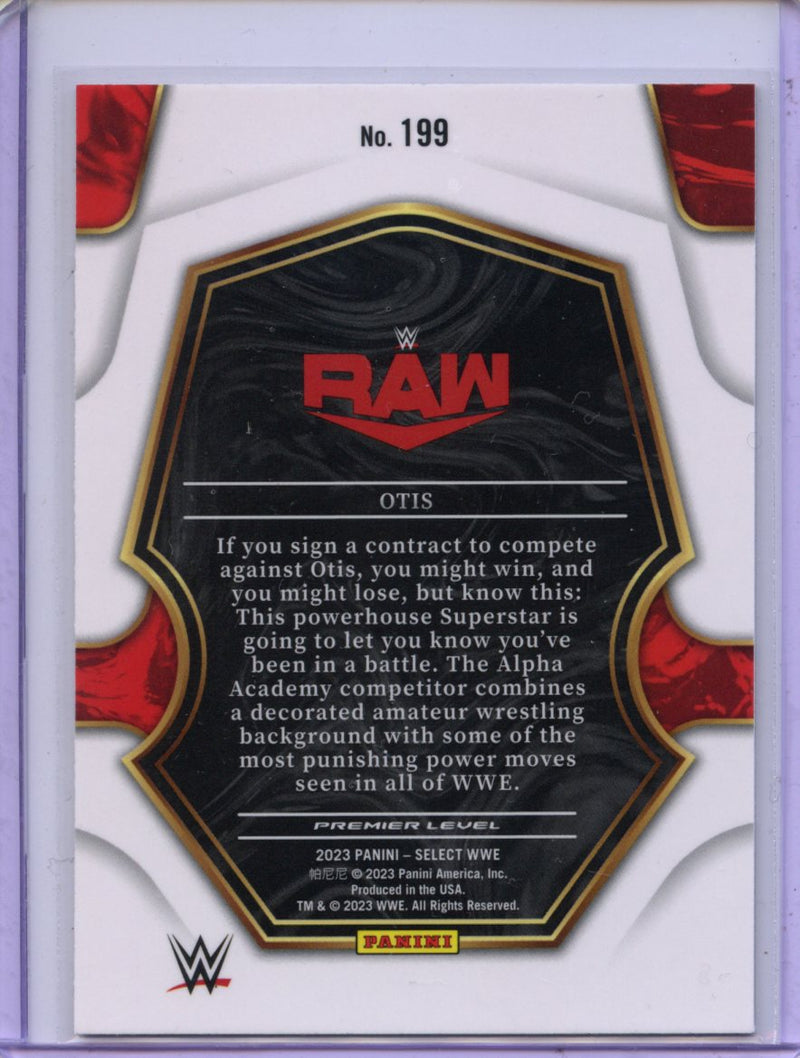 2023 Panini Select WWE Otis Premier Level