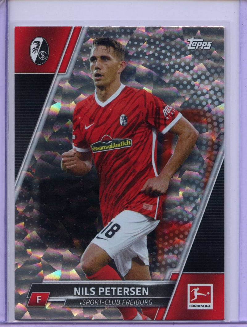 2021-22 Topps Bundesliga Soccer Nils Petersen Speckle Foil