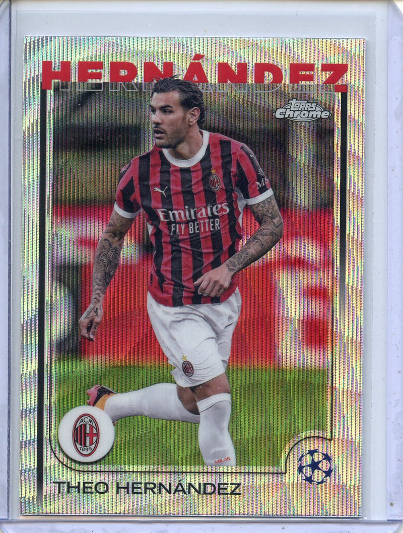 2024-25 Topps Chrome UEFA Club Comps Theo Hernandez Wave