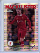 2024-25 Topps Chrome UEFA Club Comps Alexis Mac Allister Pulsar