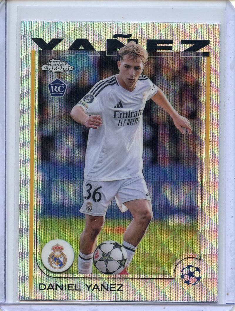 2024-25 Topps Chrome UEFA Club Comps Daniel Yanez Wave