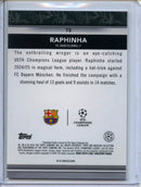 2024-25 Topps Museum UEFA Club Comps Raphinha