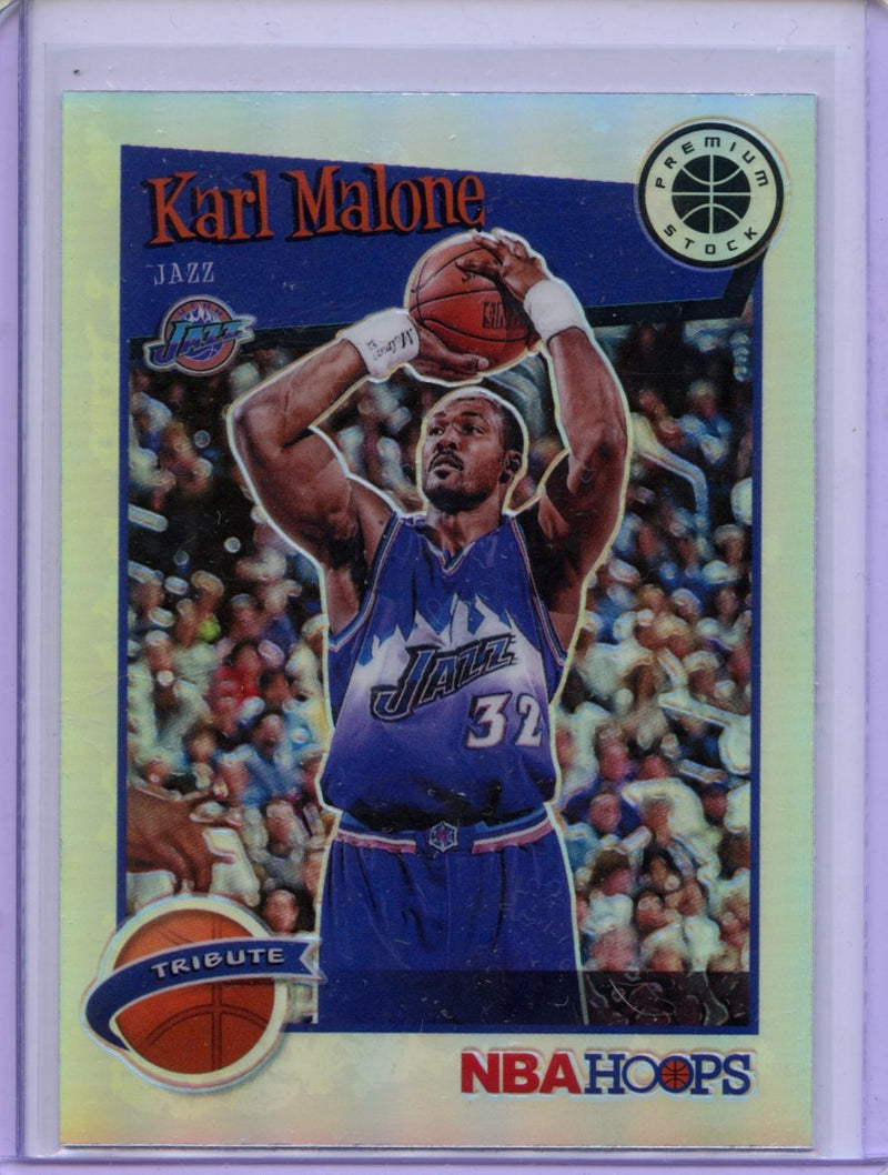 2019-20 Hoops Premium Karl Malone Tribute Silver