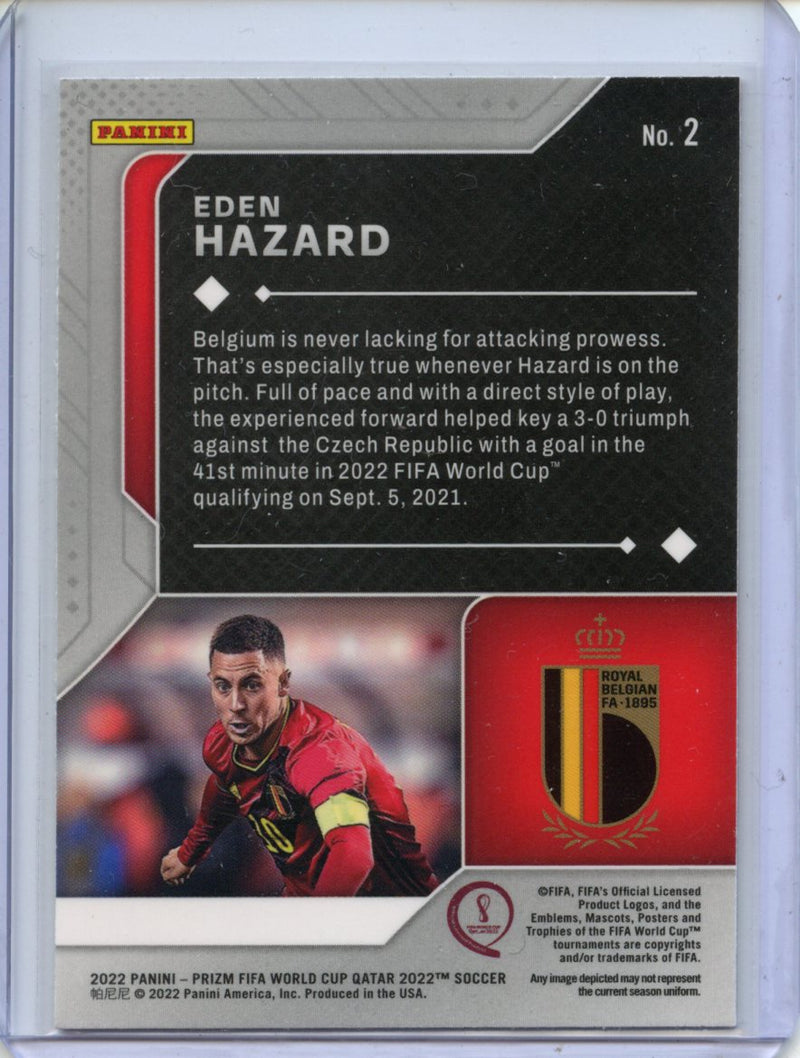 2022 Panini Prizm FIFA World Cup Qatar Eden Hazard Scorers Club