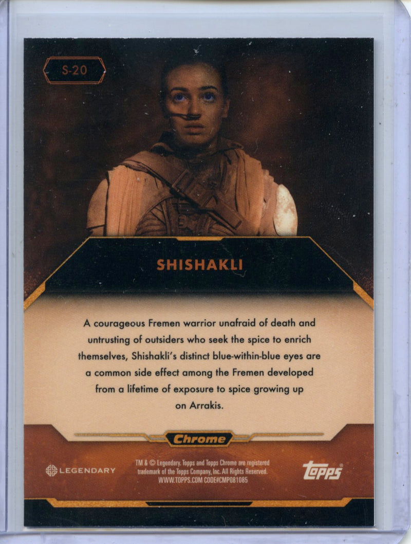 2024 Topps Dune Chrome Shishakli Spice