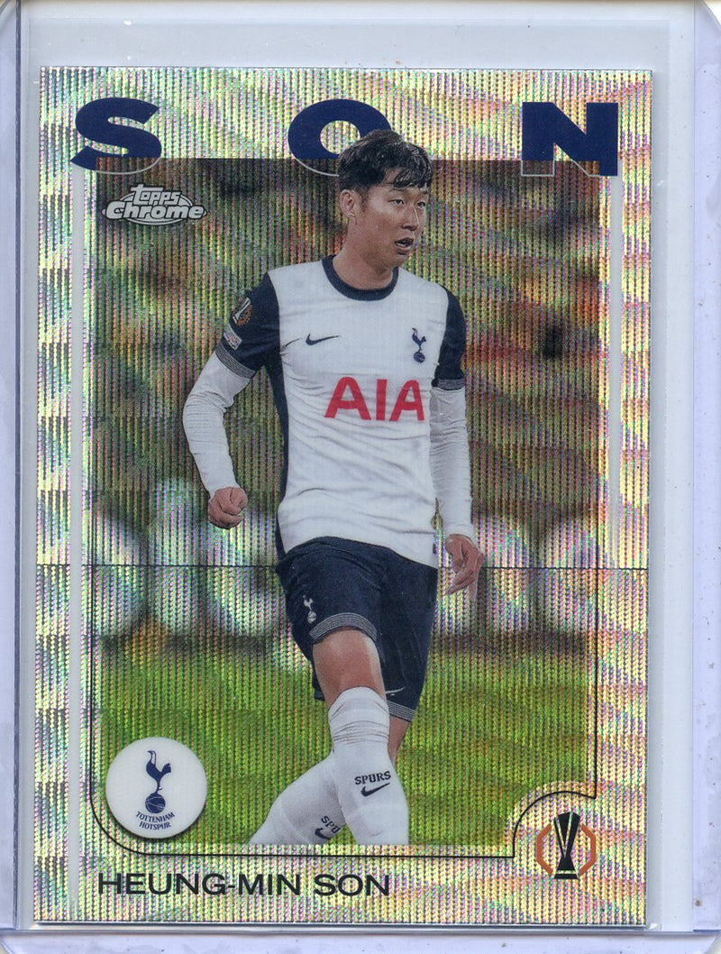 2024-25 Topps Chrome UEFA Club Comps Heung-min Son Wave