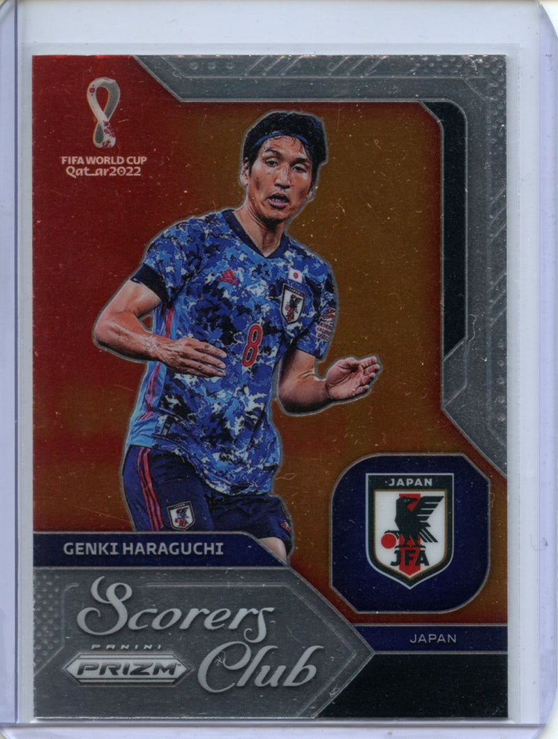 2022 Panini Prizm FIFA World Cup Qatar Genki Haraguchi Scorers Club