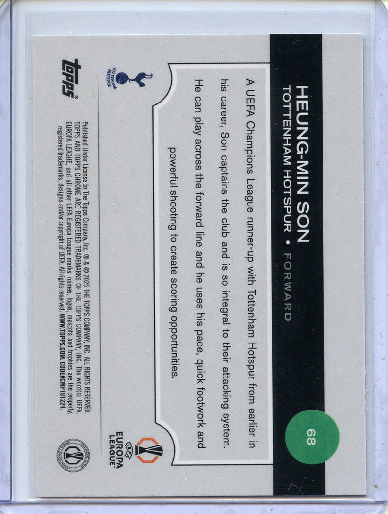 2024-25 Topps Chrome UEFA Club Comps Heung-min Son Wave