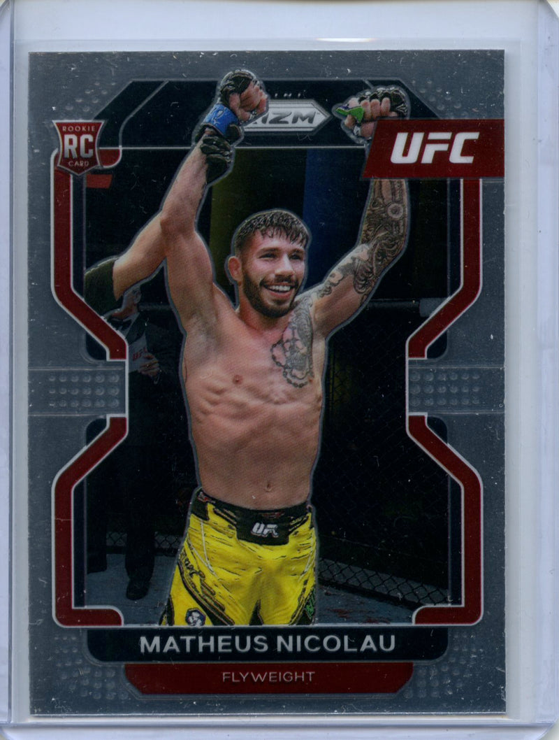 2022 Panini Prizm UFC Matheus Nicolau Vertical