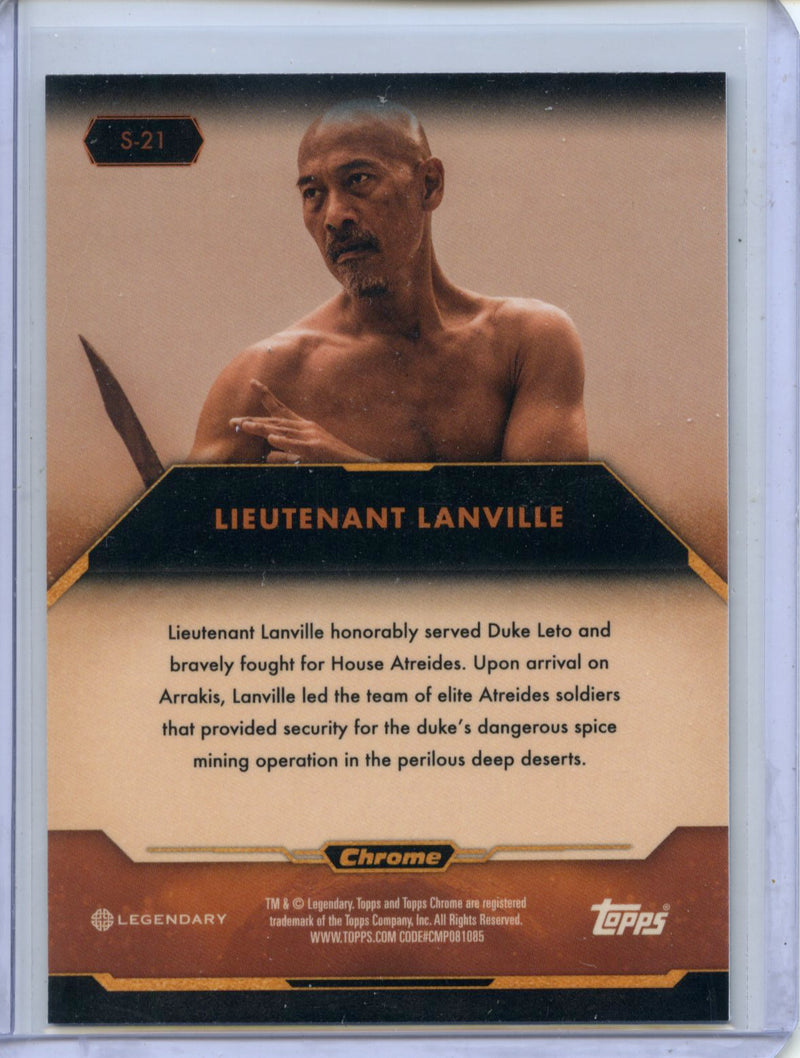 2024 Topps Dune Chrome Lieutenant Lanville Spice