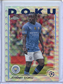 2024-25 Topps Chrome UEFA Club Comps Jeremy Doku Wave