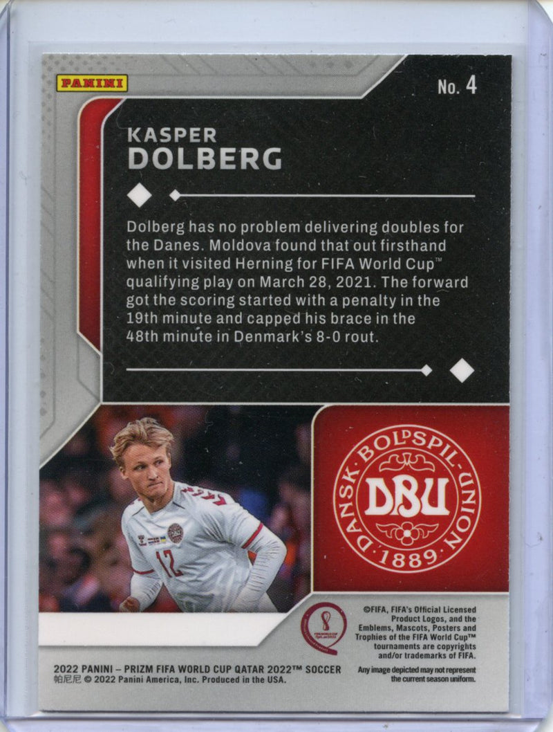 2022 Panini Prizm FIFA World Cup Qatar Kasper Dolberg Scorers Club