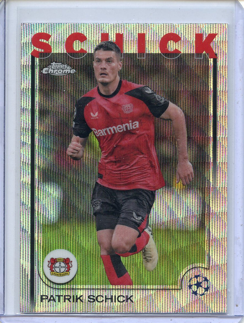 2024-25 Topps Chrome UEFA Club Comps Patrik Schick Wave
