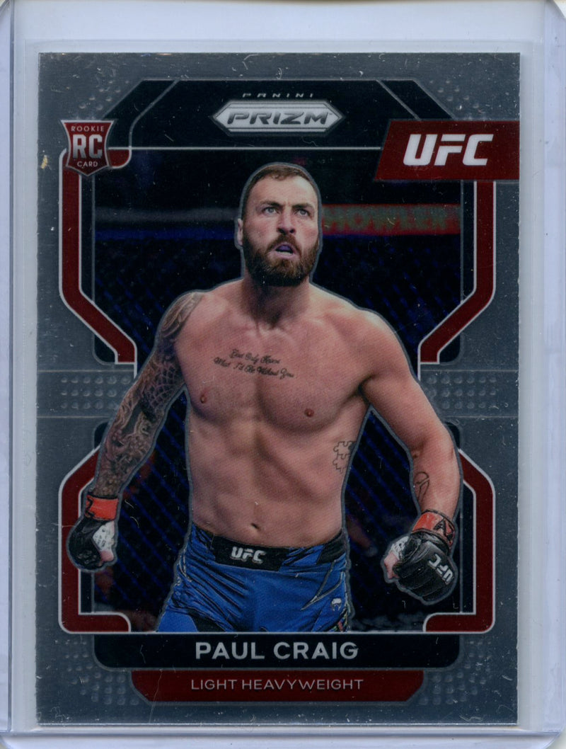 2022 Panini Prizm UFC Paul Craig Vertical