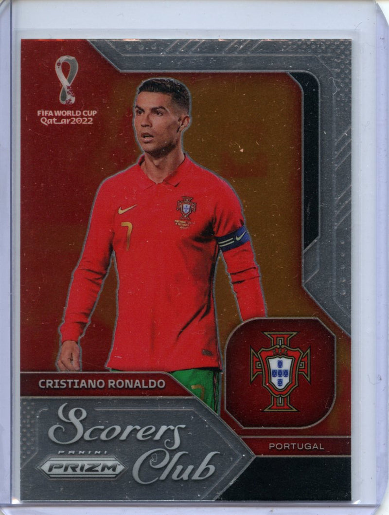 2022 Panini Prizm FIFA World Cup Qatar Cristiano Ronaldo Scorers Club