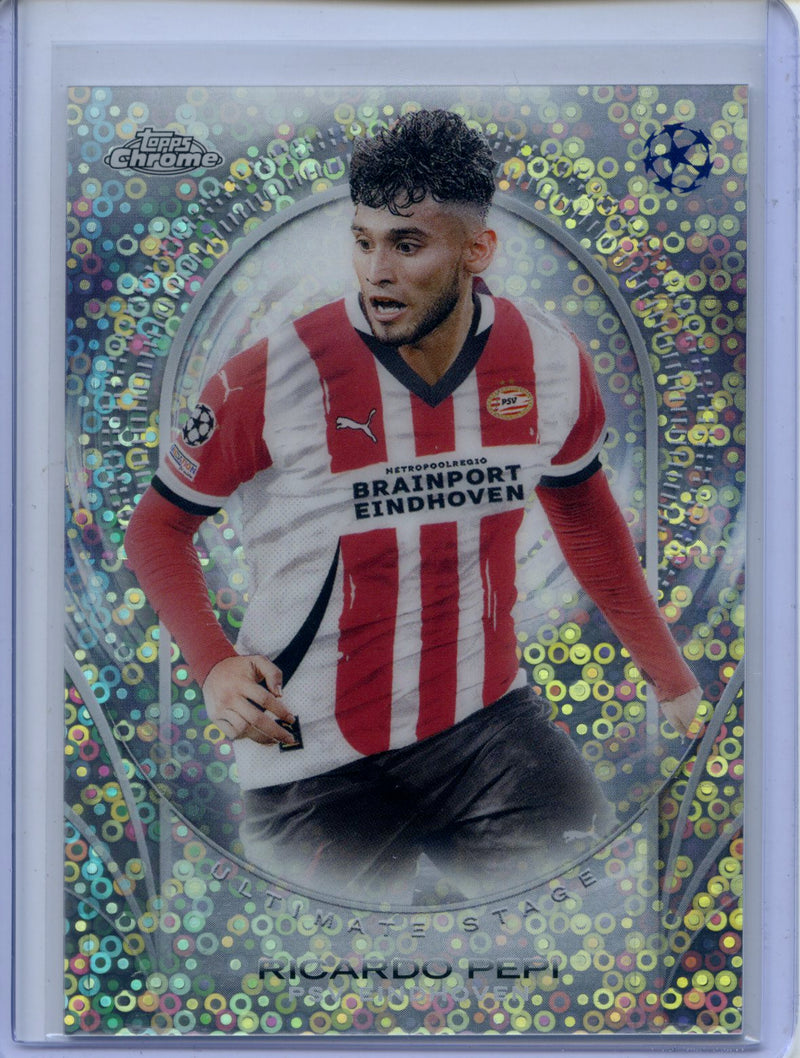 2024-25 Topps UEFA CC Ricardo Pepi Ultimate Stage Chrome